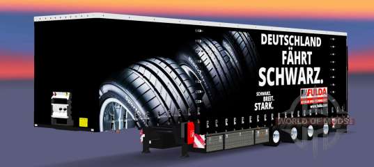 Krone Vorhang semi-trailer-Fulda für Euro Truck Simulator 2