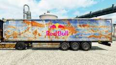 Red Bull de la peau pour les remorques pour Euro Truck Simulator 2