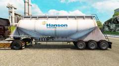 La peau Hanson ciment semi-remorque pour Euro Truck Simulator 2