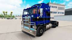 La peau sur le Cuir Trucking LLC camion tracteur Kenworth K100 pour American Truck Simulator