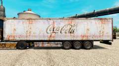 Haut Coca-Cola auf rostigen Anhänger für Euro Truck Simulator 2