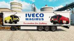 La peau Iveco Magirus pour les remorques pour Euro Truck Simulator 2