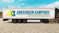 La peau Amerongen Kamphuis sur un rideau semi-remorque pour Euro Truck Simulator 2