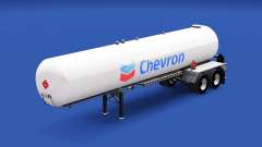 La peau de Chevron dans le réservoir de gaz semi-remorque pour American Truck Simulator