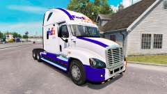 Die Haut auf der FedEx-truck-Freightliner Cascadia für American Truck Simulator