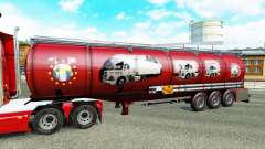 La peau Scania l'Histoire chimique de la semi-remorque pour Euro Truck Simulator 2