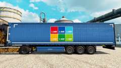 La peau BASF Societas Europaea sur semi pour Euro Truck Simulator 2
