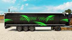 Haut Sachs Trans auf einen Vorhang semi-trailer für Euro Truck Simulator 2