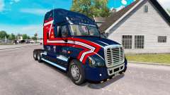 Скин Transporteurs de Fret на Freightliner Cascadia pour American Truck Simulator