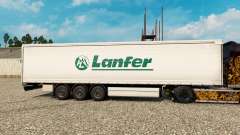 La peau Lanfer de la Logistique pour les remorques pour Euro Truck Simulator 2