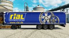 La peau Rial de remorques pour Euro Truck Simulator 2