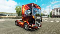 Fire Effect skin für Scania-LKW für Euro Truck Simulator 2