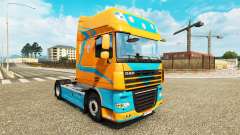 Pezzaioli Porcs de la peau pour DAF camion pour Euro Truck Simulator 2