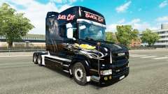 Chat noir de la peau pour Scania T camion pour Euro Truck Simulator 2