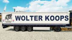 Wolter Koops Haut für Vorhangfassaden semi-trailer für Euro Truck Simulator 2