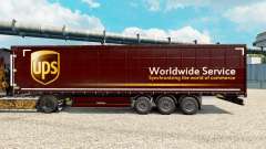 La peau United Parcel Service pour les remorques pour Euro Truck Simulator 2