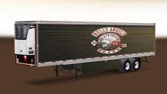 La peau des Hells Angels sur frigorifique semi-remorque pour American Truck Simulator