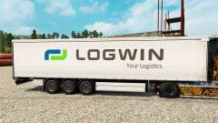 Logwin de la peau pour les remorques pour Euro Truck Simulator 2
