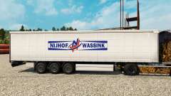 La peau Nijhof Wassink sur semi pour Euro Truck Simulator 2