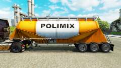 La peau Polimix ciment semi-remorque pour Euro Truck Simulator 2