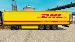 La peau DHL v4 pour les remorques pour Euro Truck Simulator 2