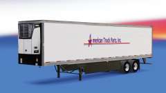 La Peau De L'Amérique Pièces De Camion Inc. sur la remorque pour American Truck Simulator
