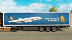 Singapore Airlines skin für Trailer für Euro Truck Simulator 2