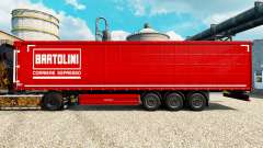 La peau Bartolini sur semi pour Euro Truck Simulator 2