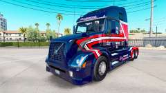 Haut Cargo Transporter LKW Traktor Volvo VNL 670 für American Truck Simulator
