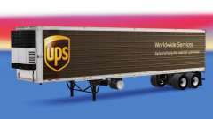Haut UPS auf dem Anhänger für American Truck Simulator
