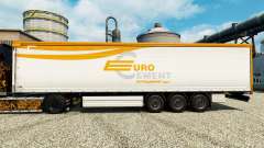 La peau Eurocement groupe sur semi pour Euro Truck Simulator 2