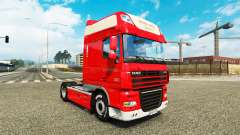 Peter Appel de la peau pour DAF camion pour Euro Truck Simulator 2