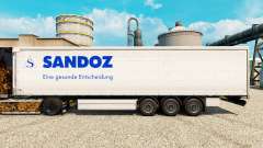 La peau Sandoz pour les remorques pour Euro Truck Simulator 2