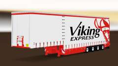Rideau semi-remorque Krone Viking Express pour Euro Truck Simulator 2
