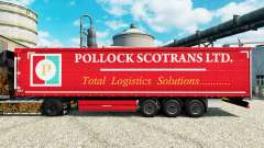 La Peau Pollock Scotrans Ltd. sur semi pour Euro Truck Simulator 2