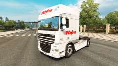 Weyres de la peau pour DAF camion pour Euro Truck Simulator 2