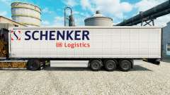 La peau Schenker Logistics pour les remorques pour Euro Truck Simulator 2