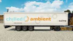 Haut Gekühlt, Ambient auf eine Vorhang-semi-trailer für Euro Truck Simulator 2