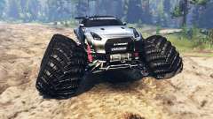 Nissan GT-R (R35) [monster truck] pour Spin Tires