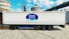 Nestle Waters de la peau pour les remorques pour Euro Truck Simulator 2