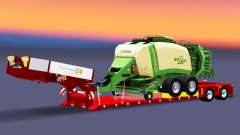Low sweep mit Ballen Ballenpresse für Euro Truck Simulator 2