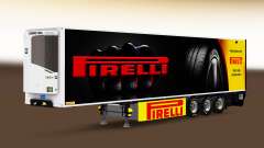 Semi-remorque frigo Chereau Pirelli pour Euro Truck Simulator 2