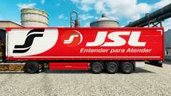 JSL de la peau pour les remorques pour Euro Truck Simulator 2