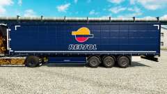 Repsol v2 de la peau pour les remorques pour Euro Truck Simulator 2