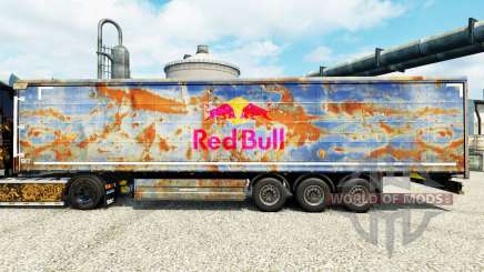 Red Bull de la peau pour les remorques pour Euro Truck Simulator 2