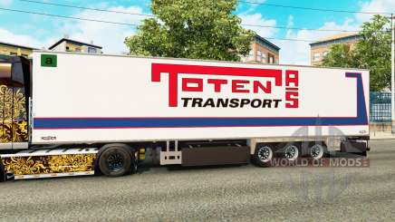 Semi-trailer-Kühlschrank Chereau Toten Transport für Euro Truck Simulator 2