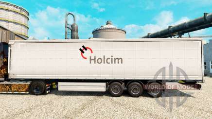 Holcim de la peau pour les remorques pour Euro Truck Simulator 2