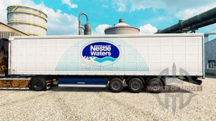 Nestle Waters de la peau pour les remorques pour Euro Truck Simulator 2