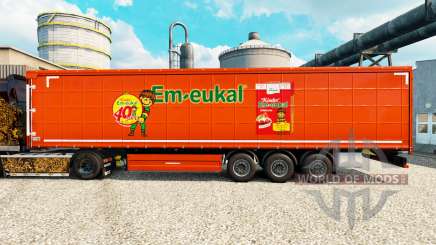 La peau Kinder Em-eukal sur semi pour Euro Truck Simulator 2