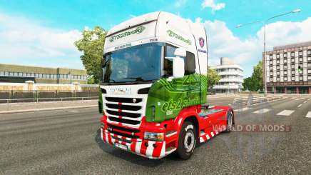 La peau ETS2Studio sur tracteur Scania pour Euro Truck Simulator 2